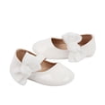 thumbnail image 2 of Baby Girls Cute Moccasinss Soft Sole Bowknot PU Leather Flats Shoes First Walkers Non-Slip Spring Autumn Princess Shoes, 2 of 5