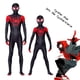 thumbnail image 2 of Disfraz de Spiderman para niños, mono de Spiderman Into The Spider Verse, Miles Morales, para Halloween Fivean unisex, 2 of 2