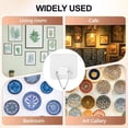 thumbnail image 7 of OIUR Picture Hanging Vertical Hooks Strong Load-bearing Easy to Install Self-Adhesive Wall Plate Hangers Photo Frame Display Hooks, 7 of 7