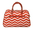 thumbnail image 2 of All-Seasons ZigZag 21-inch Carry-On Shoulder Tote Duffel Bag - Orange Cream, 2 of 3