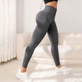 thumbnail image 5 of UngA Anti Cellulite 3D Leggings, High Waisted Butt Lifting Tummy Training Control Gym Workout Womens Yoga Leggings Dark Gray,L, 5 of 6