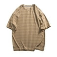 thumbnail image 3 of Vedolay Tshirts For Men Men's Short Sleeve Pocket Tee Big-tall,Khaki 5XL, 3 of 4