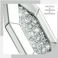 thumbnail image 3 of 3-Way Dimmable Touch Diamond Crushed Mirrored Bedside Table Lamps Set of 2 for Living Room with USB A+C Ports, Silver Bling Modern Bling Nightstands Lamps for Bedroom with 2 Bulbs, 3 of 7