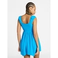 thumbnail image 3 of No Boundaries Smocked Waist Mini Dress, Women's XXS-XXL, 3 of 5