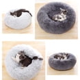 thumbnail image 3 of Labymos Soft Plush Round Pet Bed Cat Soft Bed Cat Bed for Cats Dogs, 3 of 8
