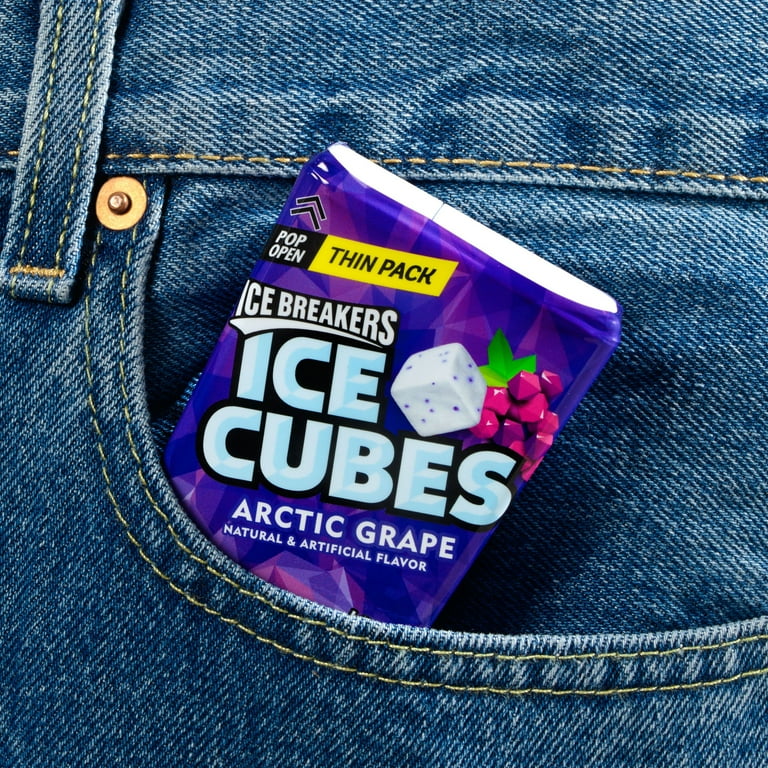 Ice Breakers Ice Cubes Sugar Free Chewing Gum - Arctic Grape