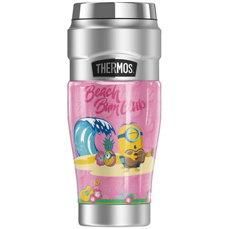 

Minions Beach Bum Stuart THERMOS STAINLESS KING Stainless Steel Travel Tumbler Vacuum insulated & Double Wall 16oz