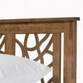 thumbnail image 5 of Baxton Studio Trina Contemporary Tree Branch Inspired Walnut Wood Platform Bed, Queen, 5 of 5