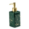 thumbnail image 2 of botella dispensadora de jabón de jabón de cerámica Organizador Patrón de mármol Bomba Decorativo Reutilizable de loción de jabón líquido para cocina, 2 of 7
