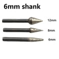 thumbnail image 5 of 6mm Taper Sintered Diamond Grinding Head Abrasive Point for Stone Engraving, 5 of 5
