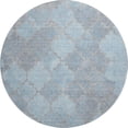 thumbnail image 2 of Addison Rugs Mayfield Premium Machine Washable Transitional Damask Denim Round Rug, 8' x 8', 2 of 6