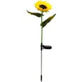 thumbnail image 1 of Luces solares de césped de simulación de girasol., 1 of 7