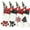 A-MIX Color-4PCS, variant on Dalrosia Pet Christmas Stockings Fuzzy Velet Christmas Stockings for Dog Cat Buffalo Plaid Paw Pattern Christmas Hanging Stockings for Xmas Tree Party Decorations Gift