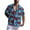 C-Multicolour, variant on Short Sleeve Shirts for Men Valentine's Day Print Button Collared Blouses Loose Mens Tops