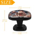 thumbnail image 4 of 4 Pcs Cabinet Handle Drawer Pulls Santa Claus Knobs with Screws Square Furniture Office Cabinet Knob Decoration, 4 of 7