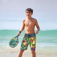 thumbnail image 6 of Plants Vs Zombies Boys Swim Trunks Quick Dry Swimwear Surfing Bathing Suit Drawstring Elastic Waist With Mesh Lining, 6 of 7