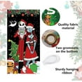 thumbnail image 6 of Jack Skellington Sally Banner Nightmare Before Christmas Decorations Door Cover Xmas Porch Door Sign Welcome Banner for Indoor Outdoor Wall Home, 6 of 7