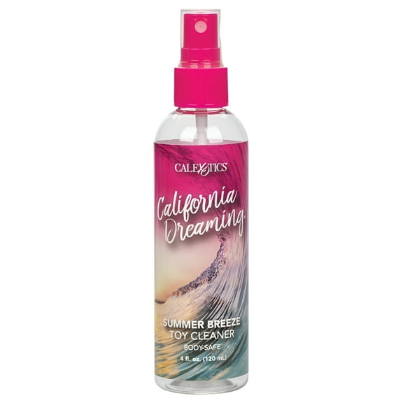 California Dreaming Summer Breeze Adult Intimate Toy Cleaner, Tropical Scent Spray, 4 fl oz