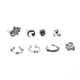 thumbnail image 4 of 4x8 Uds. Pendientes de tuerca antiguos surtidos para mujer, joyería Tribal 4 piezas, 4 of 8