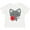 AA-White, variant on Heart Cat Boys or Girls Toddler T-Shirt
