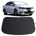 thumbnail image 1 of SHIQI-Windshield Sun Shade for Nissan Sentra 2014-2019 Foldable Sun Visor Protector for Sentra Accessories Sunshade Car Front Window Sunshades Blocks UV Rays, 1 of 4