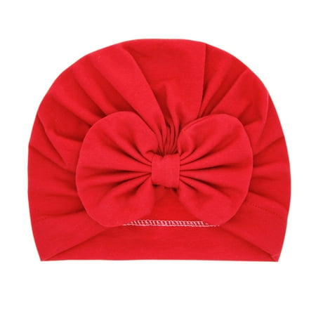 

Hunpta Hats For Kids Baby Boy Girl Solid Knotted Hat Beanie Headwear Cap Hat Accessories