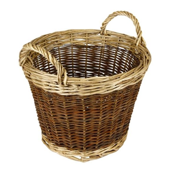 Hearth and Home Two Tone Log Basket
