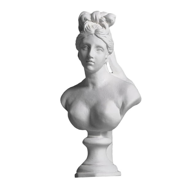 Estatua de busto clásica, escultura griega, figura decorativa de resina para el hogar y la oficina. Sona