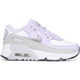 thumbnail image 4 of Toddler's Nike Air Max 90 LTR White/Metallic Silver (CD6868 123) - 9, 4 of 5