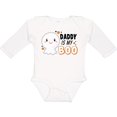 thumbnail image 3 of Inktastic Daddy is my Boo with Cute Ghost Boys or Girls Long Sleeve Baby Bodysuit, 3 of 5