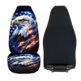 thumbnail image 5 of XYZCANDO Eagle Flag Car Front Seat Covers Set of 2 Breathable Seat Cover for Front Seats Patriotic Removable Automotive Accessories Universal Fits Most Cars,SUVs,Sedans, 5 of 7