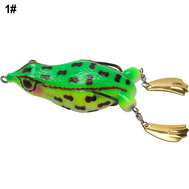 12cm 25G Ray Frog Bait Fishing Sequins Lure Frog Jig Soft Bait Sea Ice  Fishing