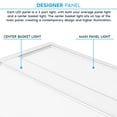 thumbnail image 7 of Luxrite 2x2 FT LED Panel Lights 25/30/35W, 3CCT 3500K/4000K/5000K, 2750/3300/3850LM, Dimmable 110-277V DLC UL 4 Pack, 7 of 7