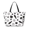 thumbnail image 2 of PAYOHTO Cat Fish Paw Large Beach Tote Bags for Womens Mens Sandproof Swim Pool Bag with Zipper for Travel Vacation, 2 of 7