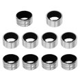 thumbnail image 1 of 10pcs Stainless Steel Wine Drip Stop Rings Wine Bottle Collar Bump and Plane Ring Leak-Proof Anti-Overflow Ring, 1 of 9