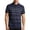 Mens Shirts Navy, variant on Mens Buiness Casual Tops Plaid Striped Button Down Short Sleeve Work Shirt with Pocket Fathers Gift M-4XL