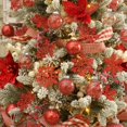 thumbnail image 3 of 30Pcs Glittery Christmas Balls Plastic Shatterproof Xmas Tree Balls Ornaments (Red, 2.36"), 3 of 13