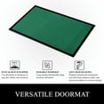 thumbnail image 5 of A1HC Indoor Outdoor Mat, Front and Back Entrance Welcome Mats, Large Front Door Patio Mats 32X48 Inches, Non-Slip Easy Clean Entrance Washable Large Size Doormats, Green, 5 of 8