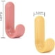 thumbnail image 2 of Self Adhesive Hooks Wall Hanging Plastic Creative Cute J-shaped Hooks Powerful Self Adhesive Hooks For General Bathroom Kitchen Use Sticky Wall Hook W, 2 of 5