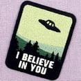 thumbnail image 4 of Parche OVNI de Expediente X "Creo en ti": insignia bordada con aplique para planchar y coser, 4 of 4