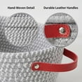 thumbnail image 4 of PLUZON 2-Pack Oval Bread Proofing Baskets, Cotton Rope Sourdough Banneton with Liners & Covers, Khaki, 4 of 7