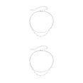 thumbnail image 4 of relayinert Silver Wide Application Chain Belt For Versatile Dressing Waist Chain Belt Chain Belt Y2K Body Chain 2Set, 4 of 6