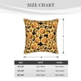 thumbnail image 2 of KLL Sunflowers 1 Decorative Throw Pillow Covers Velvet Soft for Couch Sofa Bedroom Living Room Outdoor (No pillow core)- 20"x20", 2 of 5