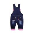 thumbnail image 2 of KIDSCOOL SPACE Baby Cotton 3D Cartoon Soft Knitted Jeans Overalls 4T, 2 of 6