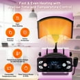 thumbnail image 3 of Hat Heat Press Machine,GOCHIFIX Automatic Hat Heat Press with 2pcs Interchangeable Platens for Caps Hats T-Shirts and HTV Iron On and Sublimation Projects,Pink, 3 of 9