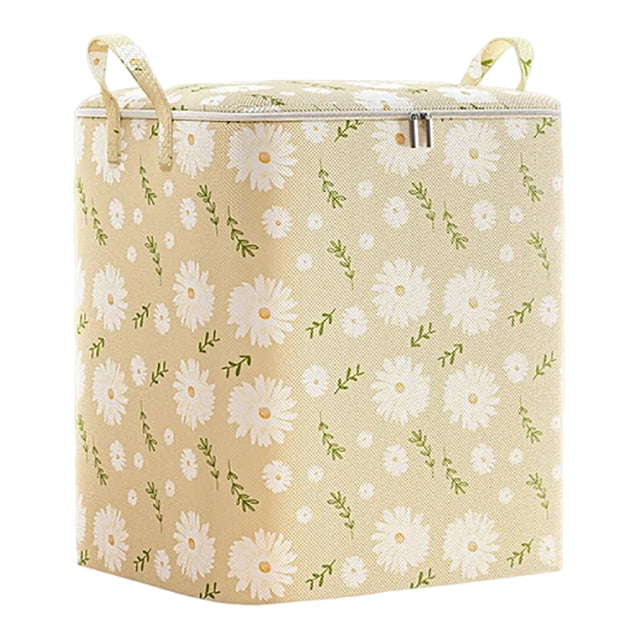 Fabric Storage Boxes With Lids Large Capacity Storage Bags Extended Handles Proof And Proof Suitable Clothes Storages Bags For Clothing Blanket Toys Bedding