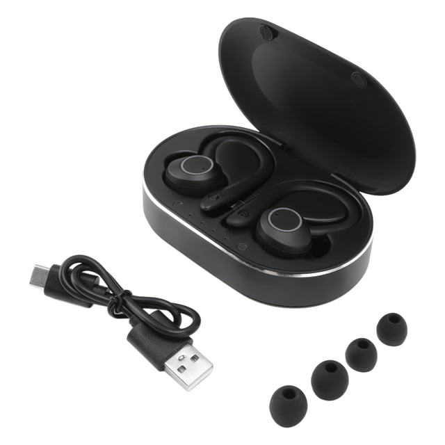 Auriculares Bluetooth impermeables Sailing con cancelación de ruido y micrófono Negro