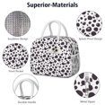 thumbnail image 4 of Insulated Lunch Bag for Women, Floral Print Oxford Fabric Lunch Box, Leakproof Thermal Cooler Tote for Work, School & Picnic, Leopard Animal Print, 4 of 5