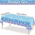 thumbnail image 1 of HLONK Disposable Tablecloth - PVC Christmas Print Table Cover for Parties Festive Table Decor and Holiday Gatherings, 1 of 8