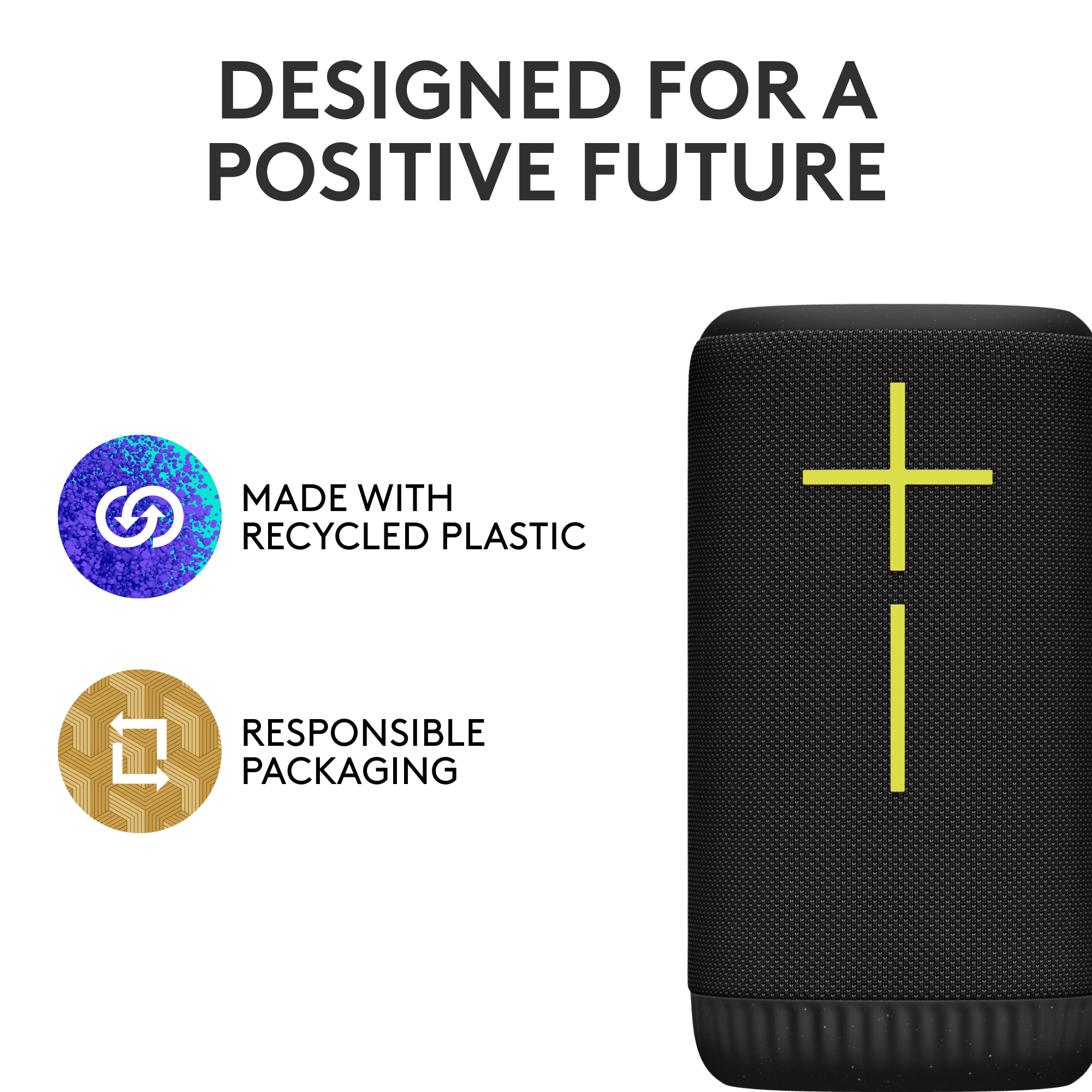ULTIMATE EARS EVERBOOM Wireless Bluetooth Portable Speaker, Big Bass and Immersive 360-Degree Sound, Floatable Waterproof Speaker IP67, up to 20-Hour Battery and 180 ft (55 m) Range, Charcoal Black